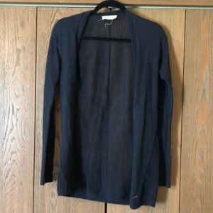 Hollister Navy Blue Knit open sweater